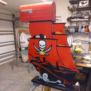 Raffle: Custom Buccaneers Mailbox